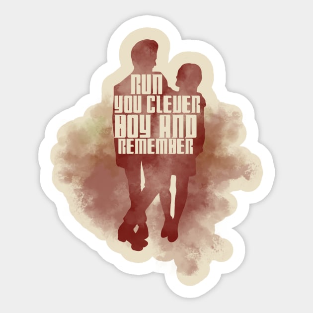 Run you clever boy, Sticker by Aviana